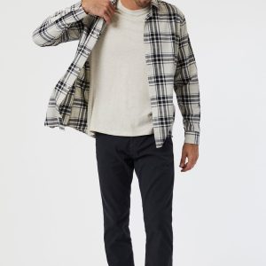 MILTON SLIM STRAIGHT CHINO IN DEEP NAVY LUXE TWILL