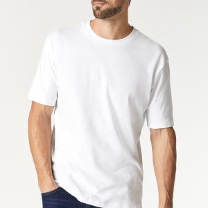 BASIC CREW NECK T-SHIRT IN WHITE