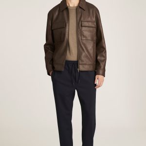 JERSEY PANTS IN BARITONE BLUE