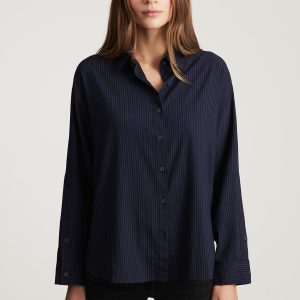LONG SLEEVE BUTTON-UP SHIRT IN NIGHT SKY