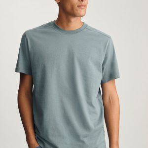 BASIC SHORT SLEEVE T-SHIRT IN GOBLIN BLUE
