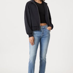 EMMA SLIM BOYFRIEND IN LIGHT BRUSHED FLEX BLUE