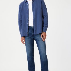 ZACH STRAIGHT LEG IN DARK BRUSHED NASHVILLE